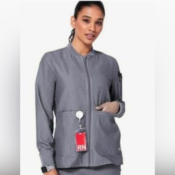FIGS Bellery Jacket, Graphite S - Picture 1 of 8